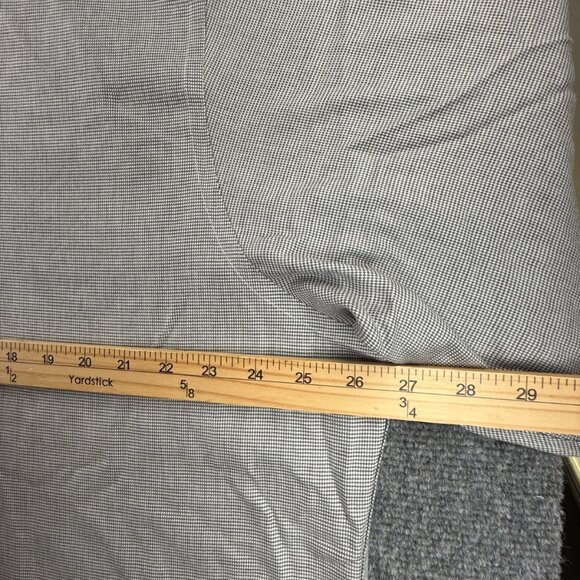 Brooks Brothers Regent Non-Iron 18 37 Check Cotton Gray Office Long Sleeve Shirt - Picture 7 of 14